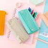 New High-elastic Oxford Cloth Solid Color Pencil Case Creative Student Stationery Box Environmentally Simple Pencil Case