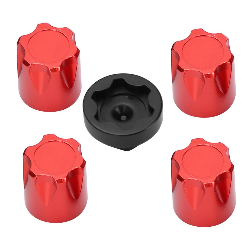 4pcs RC Car Wheel Center M4 Nut Fit for 4/SCX10 90046 D90 1/10 1/8 RC Car