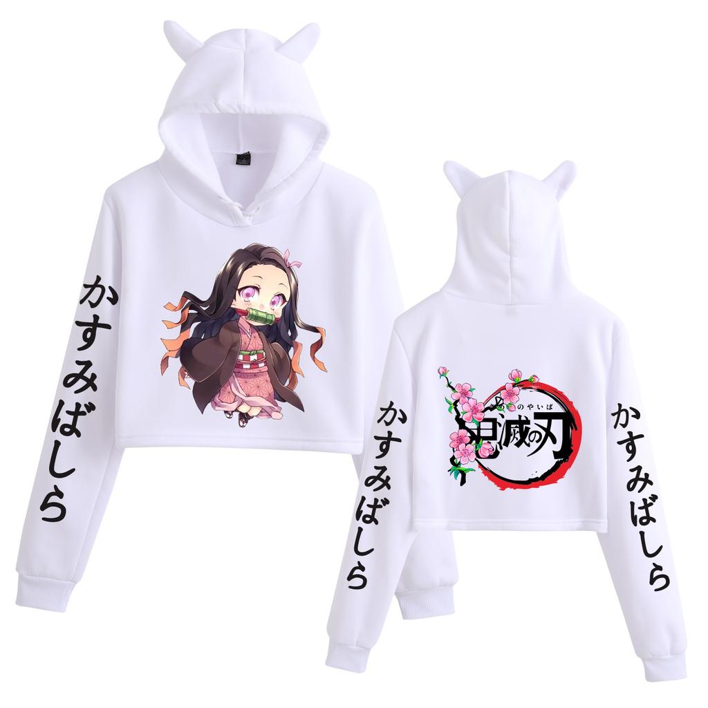 Kimetsu No Yaiba Demon Slayer Hoodies Anime Kamado Nezuko Graphic Print Harajuku Hoodie Unisex Y2k Clothing Sudadera
