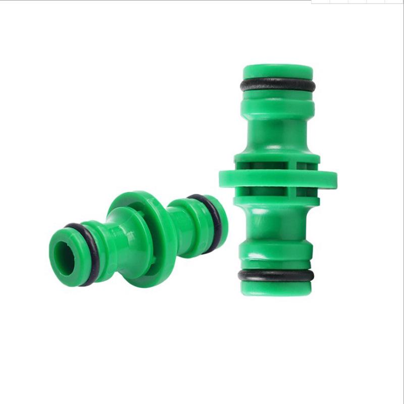 Double-Sided Plastic Hose Connector - Quick Connect Dual Repair Extension