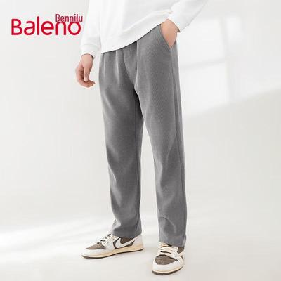Baleno Men's Autumn Chenille Straight-Fit Sweatpants