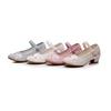 Linglan, the New Square Heel Is Matched with Cheongsam Hanfu Shoes, Ethnic Style Single Shoes, Embroidered Shoes.