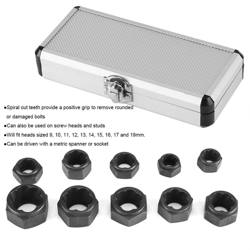 Mutter Bolt Extractor Set Bolt Mutter Removal Extractor Socket Tool Set Mutter Removal