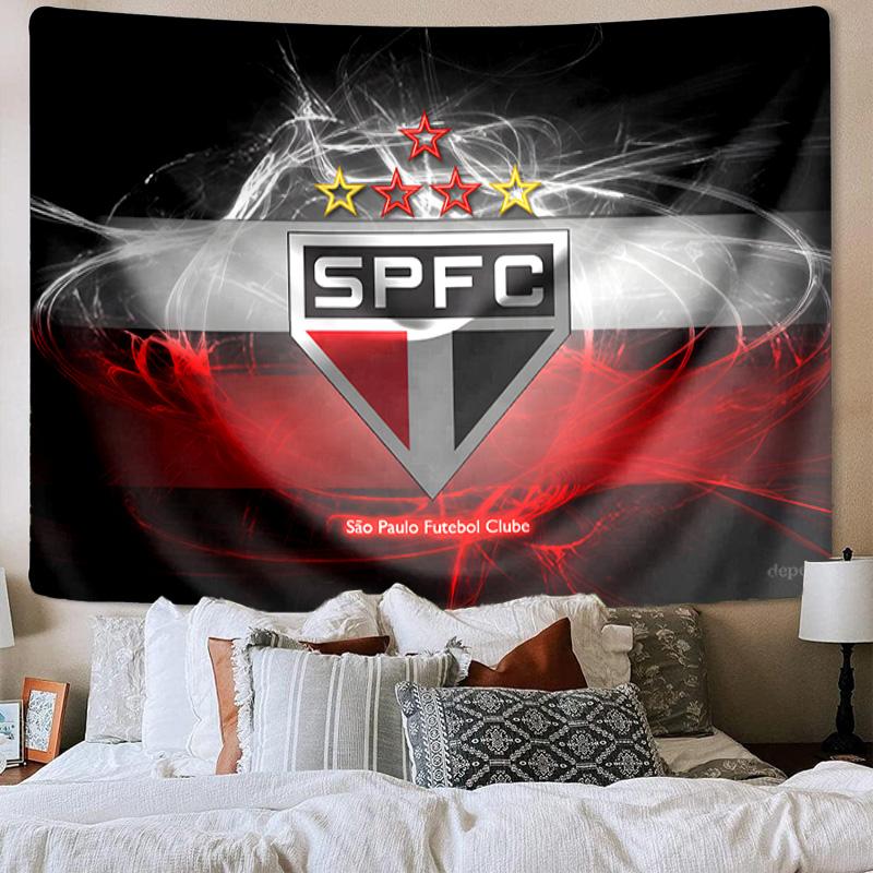 1PC Sc Internacional Crest Tapestry, Unique Design Tapestry, Wall Decor for Bedroom,Livingroom, Playroom,Heartwarming Fan Holiday Gifts