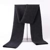100% Pure Wool Men'S Scarf - Autumn Winter Thickened Knit Warm Versatile Gentleman Scarf Gift