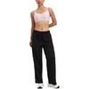 Under Armour Sun Womens Training Series Sun Protection Mid-Rise Straight Leg Durable Knitted Sports Pants Women pants Black 6007544-001