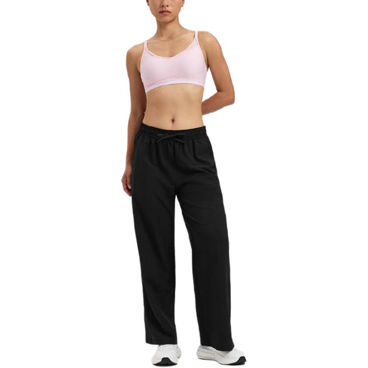 Under Armour Sun Womens Training Series Sun Protection Mid-Rise Straight Leg Durable Knitted Sports Pants Women pants Black 6007544-001