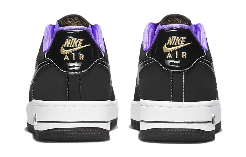 Nike Air Force 1 Low '07 LV8 World Champ Black Purple GS DQ0300-001