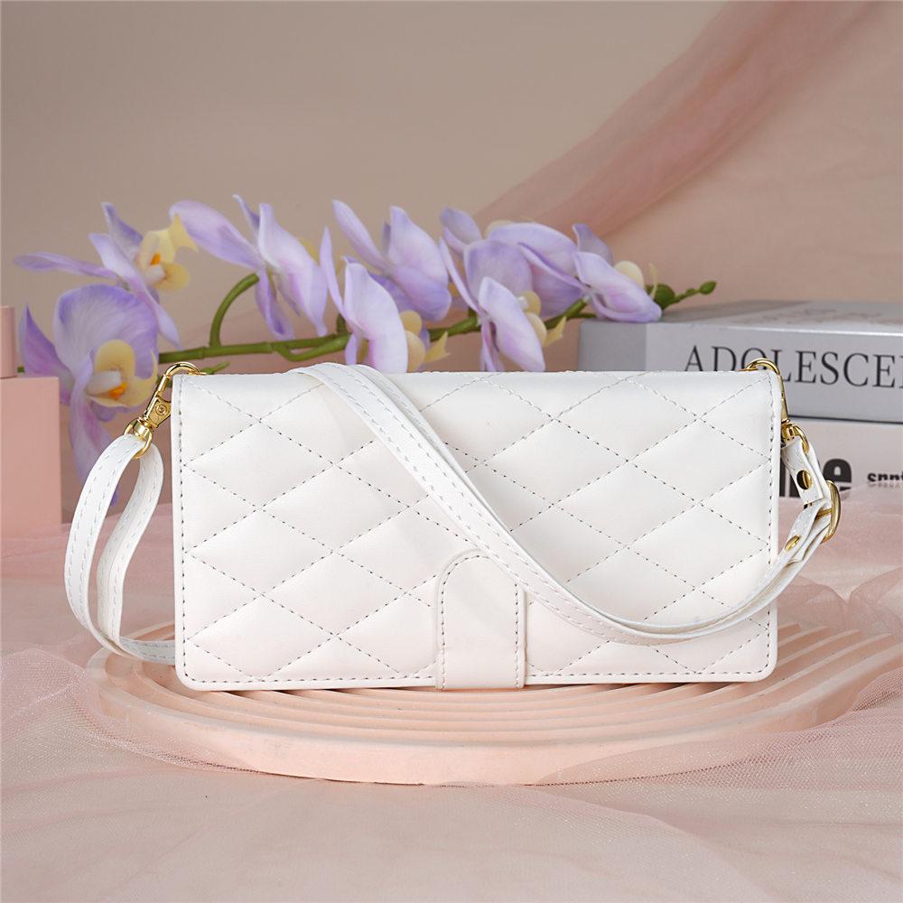 Geldbörsen-Lederhülle für Samsung Galaxy S24 Plus S23 Ultra S23FE S22 S21 S20 Note 20 Lanyard Kreditkartenhülle