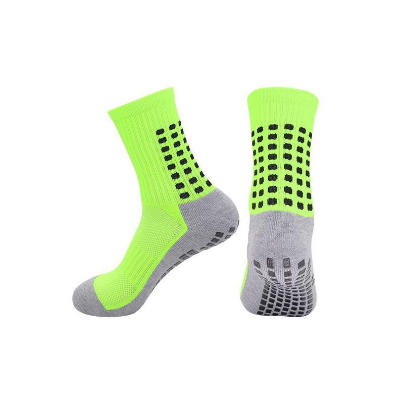 Herbst Trainings Fußballsocken Herren Handtuchsohle Sportsocken Spender Nicht-Rutsch-Socken Atmungsaktiv Schweißabsorbierend Mittellange Socken