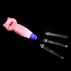 Fashion Abs Adults Children Kids Use Replaceable Head Lighting Earpicks Tool Set
