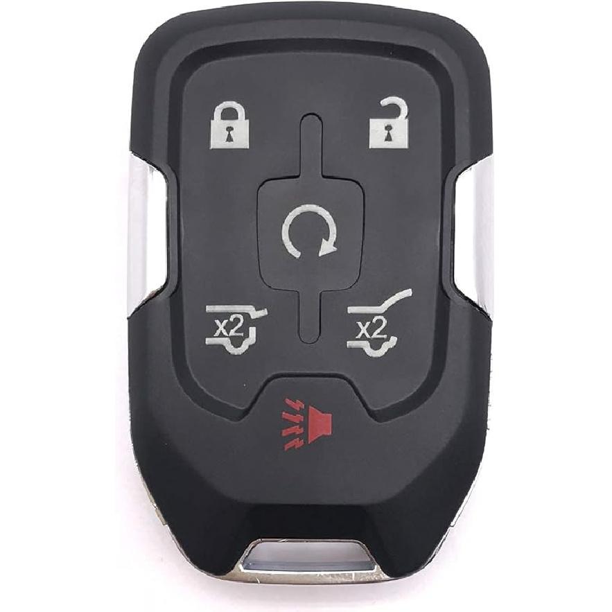 5 Buttons Replacement Key Fob Cover fits for Chevy Silverado 1500 2500HD 3500HD GMC Sierra Keyless Entry Key Fob Shell Shell