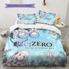 Re Zero Soft Duvet Cover Kid's Bedding Set,Extra Large Size Christmas Gifts Various Sizes Available -HE222