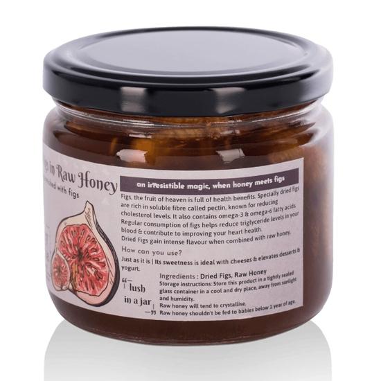 Honig und Gewürze Getrocknete Feigen in Rohhonig zur Mehrzweckverwendung 350 g