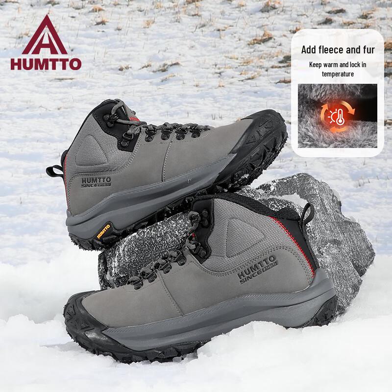 HUMTTO Men s 250675C Fleece-Lined High-Top Casual Shoes 40
