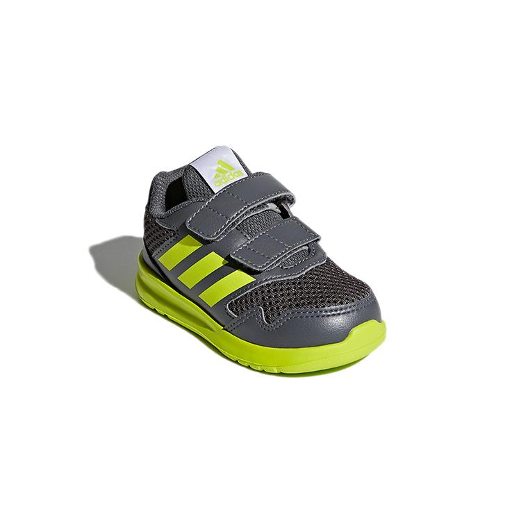 Adidas Altarun CF I Abrasion Resistant Low top Toddler Shoes Gray Yellow Infant And Toddler CQ0025