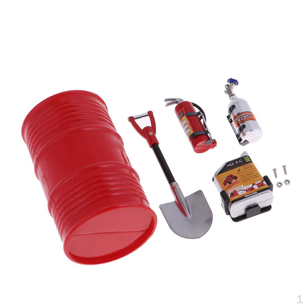 Crawler Decoration Bottle Fuel Tank And Drum Set for SCX10 D90