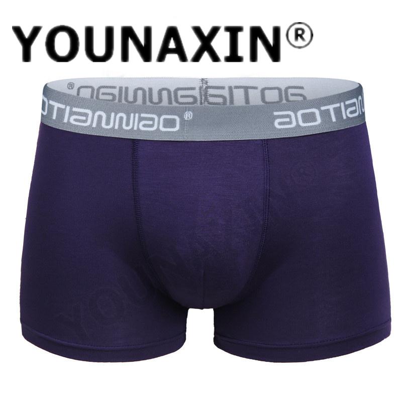 Large Size Modal Men's Underwear Mid-waist Undershorts Youth Comfortable Boy Panties Breathable Boxer Briefs Sexy Undies L XL 2XL 3XL