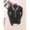 Fake Two-Piece Split Slim Fit Halter Knit Cardigan Gradient New Long Sleeve Foreign Trade Original Order Top Women