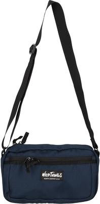WILD THINGS Outdoor Shoulder Bag HOLIZONTAL SHOULDER BAG 6L W7006 Navy