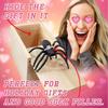 Rubber Spider Prank Box Handmade Wooden Pop-Out Scare Surprise Boxes
