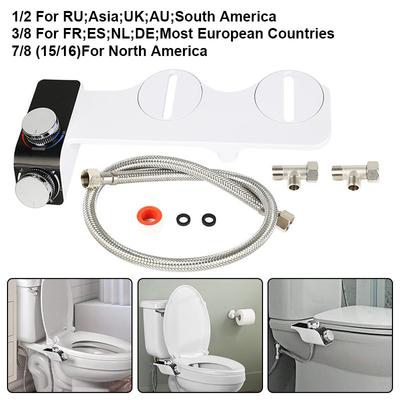 3 Model Bidet Toilet Tilbehør Enkelt Koldt Vand til Toiletsæde Selvrensende Trykvand Bidet Toiletsæde
