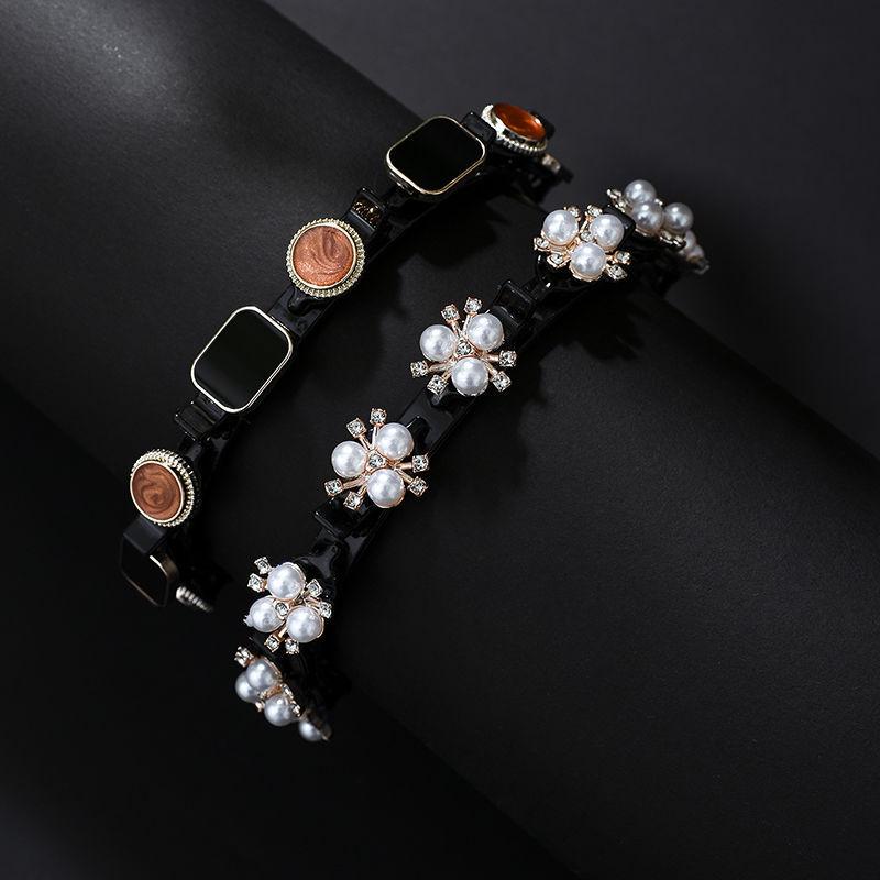 

Плетеная заколка-ободок для волос для женщин – Стильный аксессуар для пучка и челки