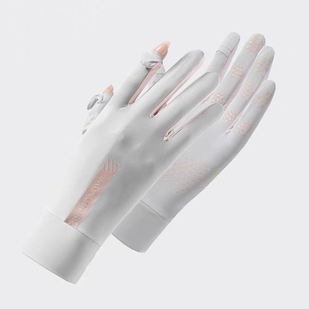 

Високоеластичні сонцезахисні рукавички Сенсорні рукавички для їзди Верхові рукавички Нові рукавиці для водіння Унісекс сірий