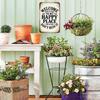 Welcome My Happy Place Don't Ruin It Signs Retro Wall Plaque Decorations Welcome Signs for Outdoor Indoor Decors