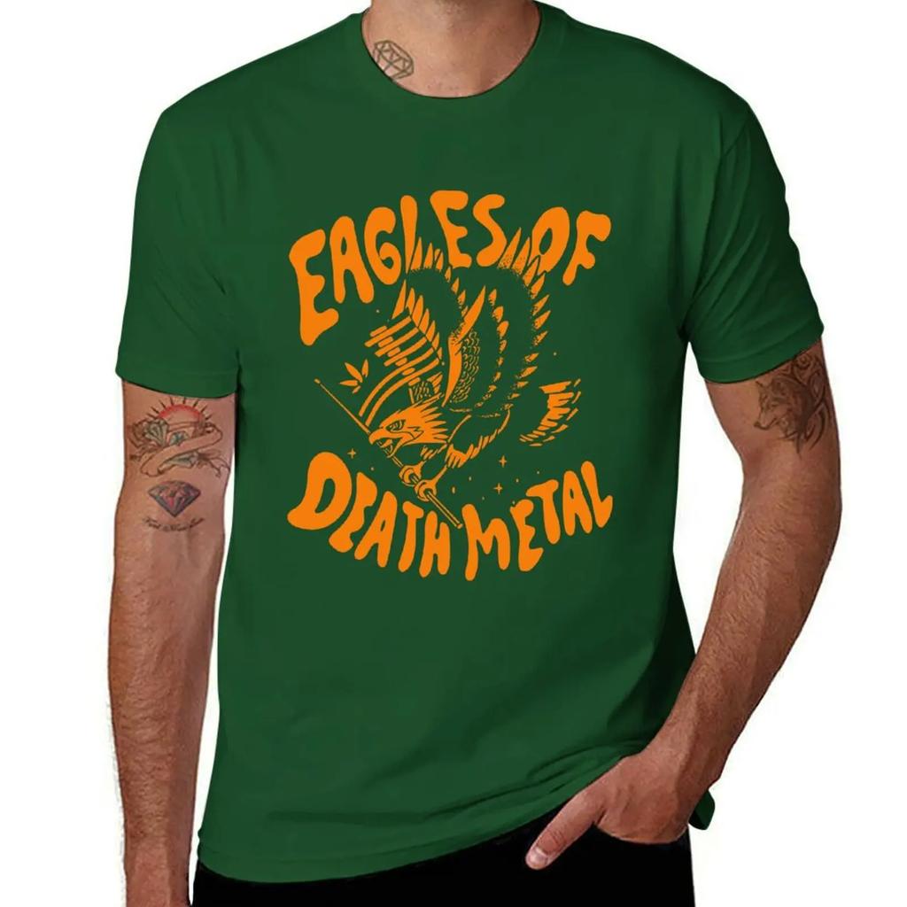 Band EAGLES OF DEATH METAL T-Shirt Customs Vintage Man T Shirt Oversized T Shirt Mens Plain T Shirts