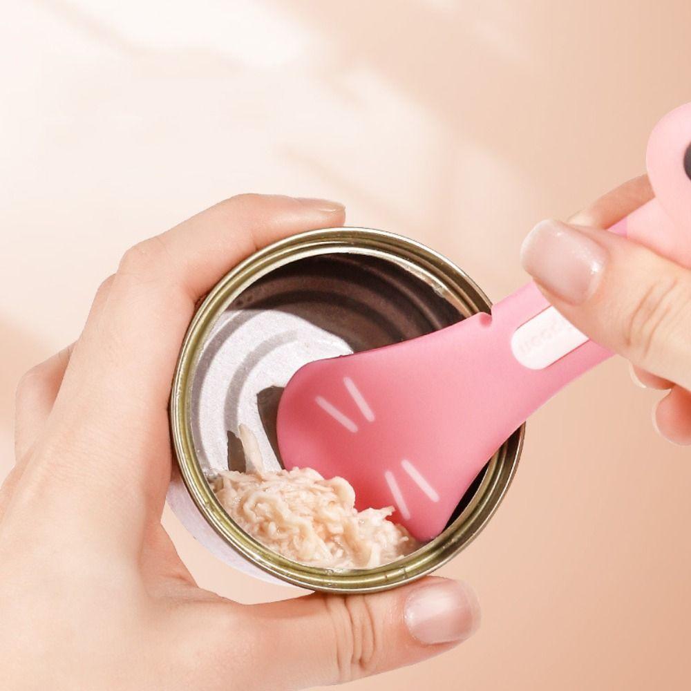 Silicone Cat Can  Lid Cat Shaped Pet Can Jar Opener Cute Dog Can Cover  For Pet