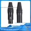 Cross-border Exclusive Cannon XLR Audio Plug: 3-Core Male/Female Mixer Connector