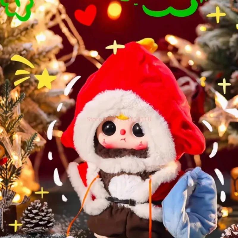 Genuine Baby Three 400% Christmas Limited Style Mystery Box Kawaii Doll Character Big Baby Collection Blind Box Cute Toys Gifts
