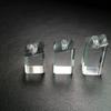 3Pcs Acrylic Ring Presentation Stands Sleek Jewelry Organizers Ideal for Jewelry Stores and Personal Collections