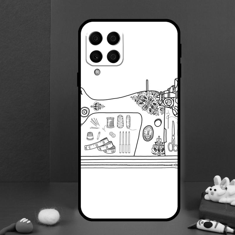 Sewing Machine For Samsung Galaxy M33 M13 M23 M53 M15 M55 M31 M51 M14 M34 M54 M20 M30s M32 M52 Phone Case