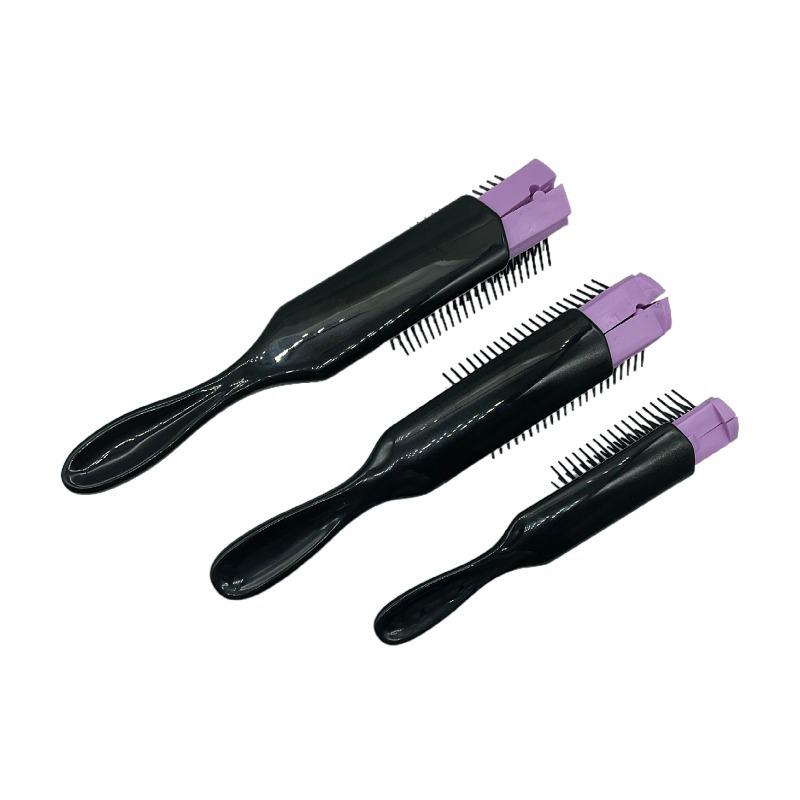 9-Rows Detangling Hair Brush Detangler Hairbrush Scalp Massager Straight Curly Wet Diy Hair Comb Brush