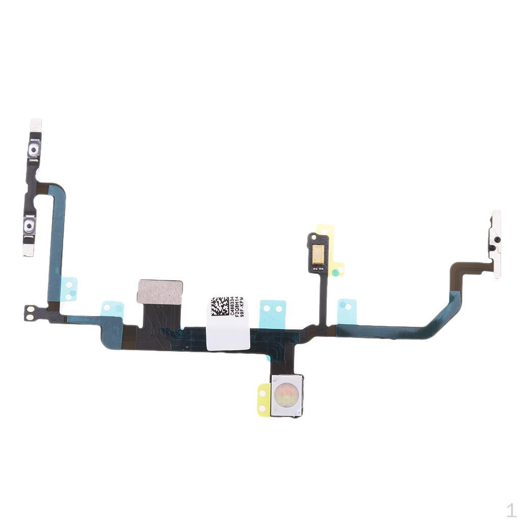 off Silent Switch Volume Button Replacment with Brackets / Flash for 8 .5