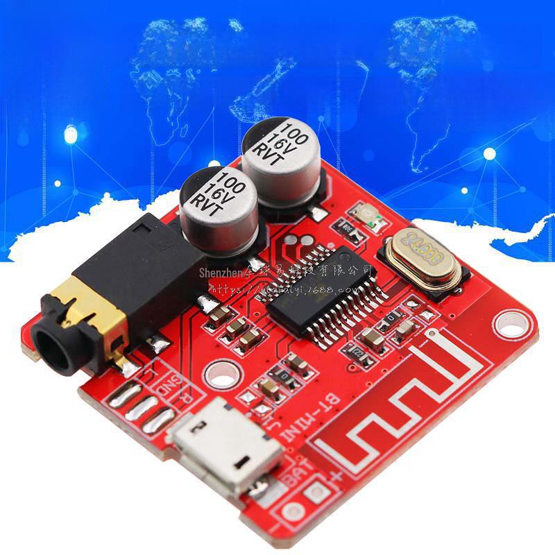 

Плата підсилювача автомобільного динаміка Bluetooth 4.1 MP3 без втрат XY-BT-Mini MICRO interface червоний