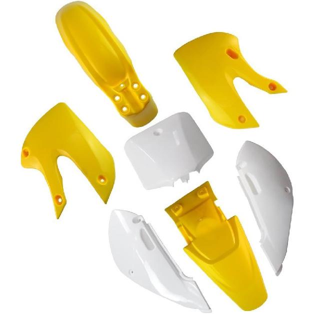

Plastic Fairing Kit | Complete Fender parts (4Yellow+3White) білий
