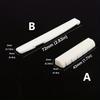 Professional Acoustic Guitar Repair Part Guitar Bridge Saddles Bone Texture Suitable for Enhancing Sound Projection
