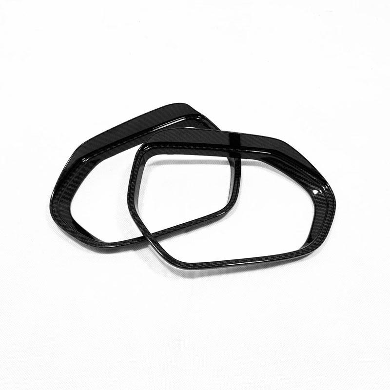 For Toyota Corolla   -2024 Car Rearview Mirror Rain Eyebrow Protector Cover Rainproof Frame ABS Mirror Accessories