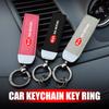 Car Logo Leather Key Accessories New Simple Unisex Daily Keyrings For KIA Cerato Soul Venga Forte Spectra Sedona Niro Cadenza Tclvr60