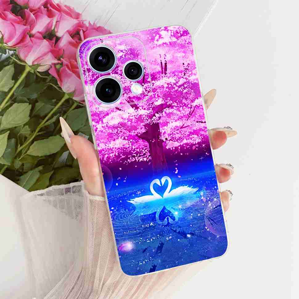 For Oppo Reno15 Reno 15 5G Casing Cute Cat Animal Soft Silicone Back Cover For Oppo Reno15 5G Protective Cases 6.59" Fundas