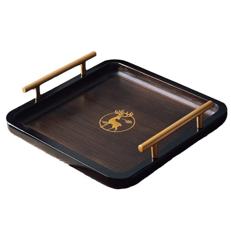 Retro Japanese Style Rice Husk Serving Tray