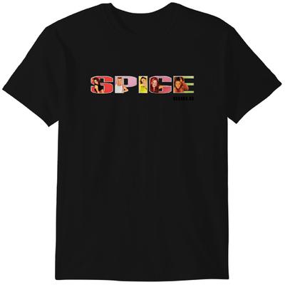 Spice Girls Logo T-Shirt - Klassisches 90er Popband T-Shirt Klassisches T-Shirt