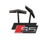 3D ABS S3 S4 S5 S6 S7 S8 Logo Auto Frontgrill Emblem S Abzeichen Dekorative Zubehörteile Für Audi Auto Styling Modifikation