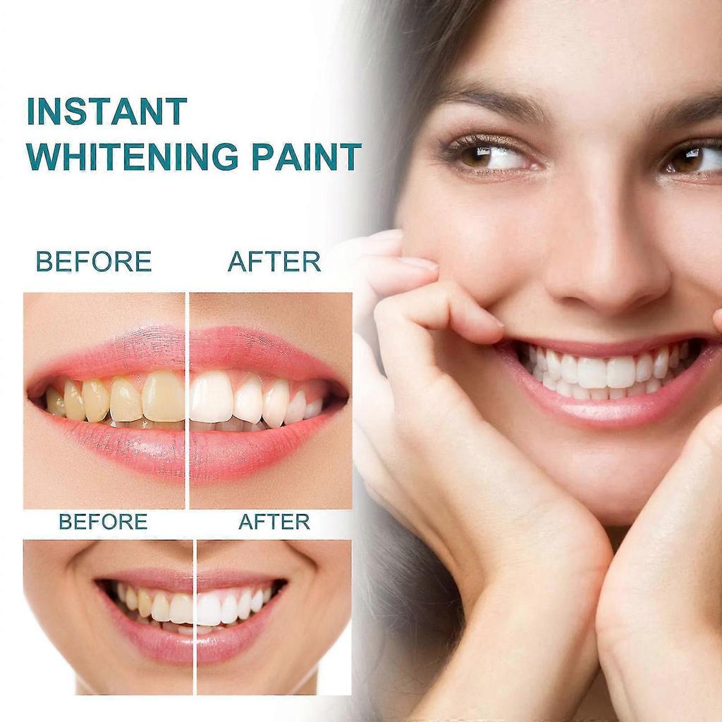 Tooth Paint 15ml Instant Tooth Whitening Paint Tooth Stain Removal Tooth Whitening Booster For All Type Of Teeth