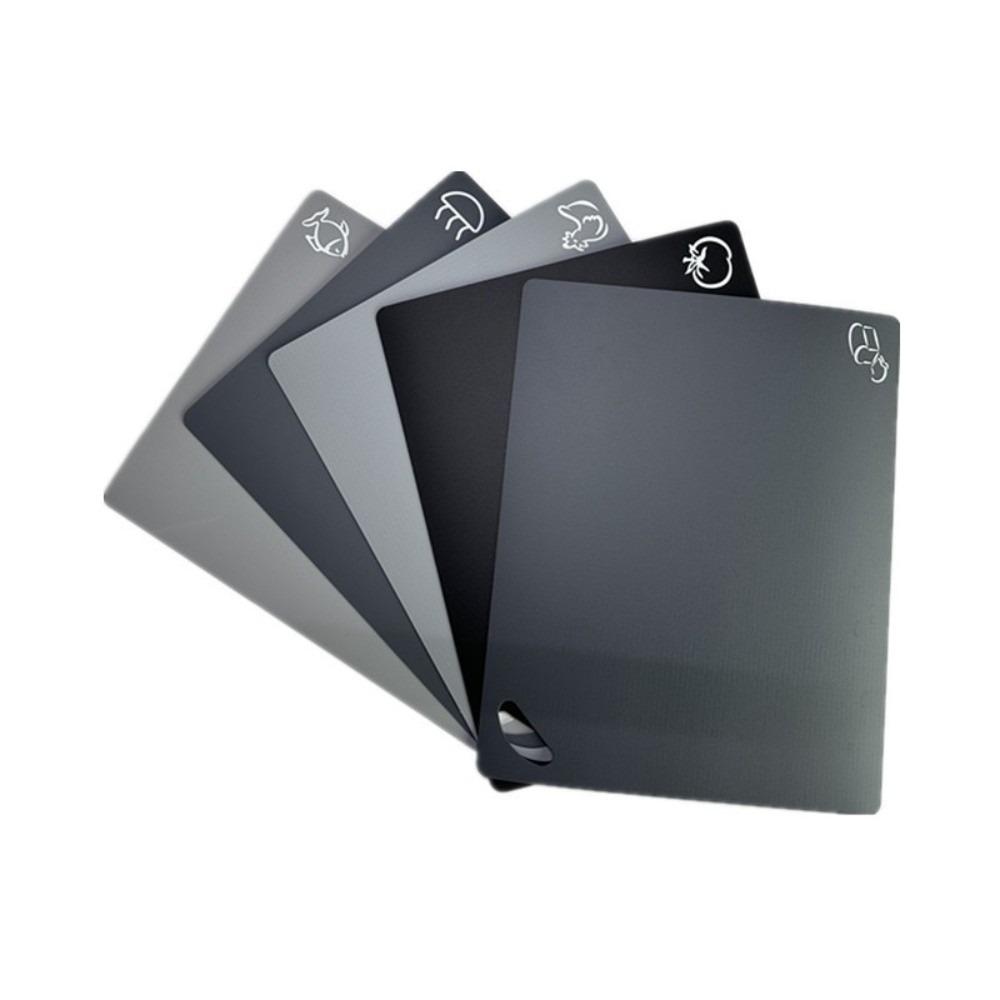 Non-Slip Flexible Plastic Cutting Board with Food Icons Extra Thick Chopping Board Flexible Plastic Odor-Resistant