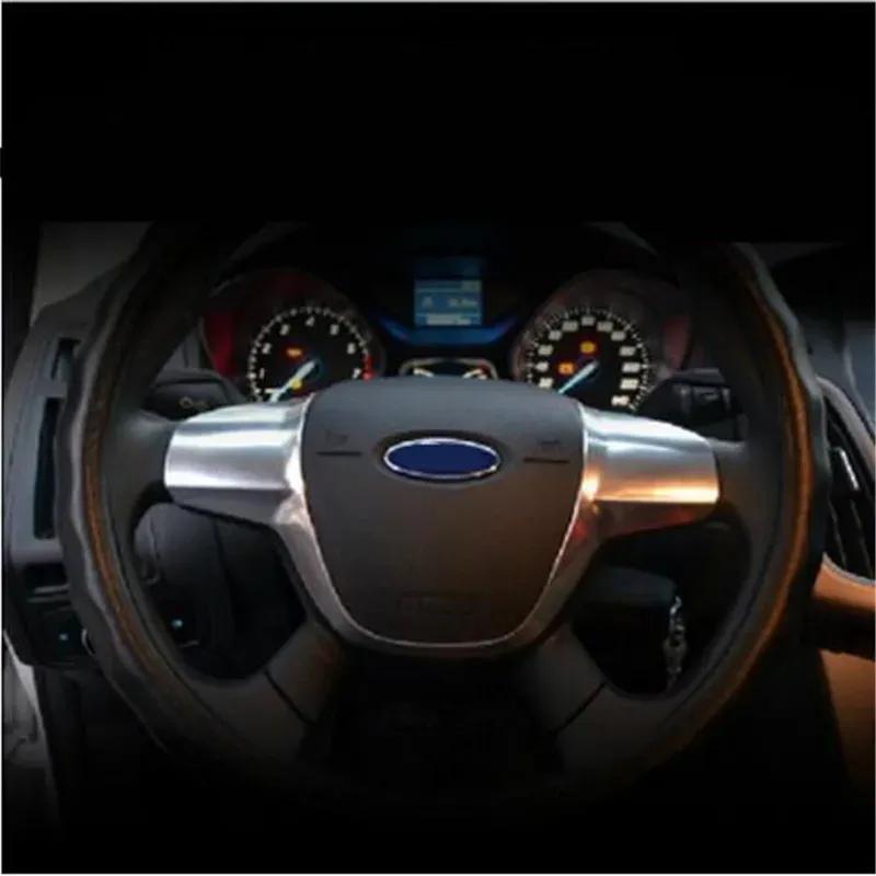 Car Styling Steering Wheel Trim Cover Sticker Decoration Case For Ford Focus 3 MK3 (2012-2014)/For KUGA 2013-2015