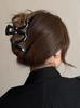 Premium Coffee-Colored Frosted Hairpin - Large All-Match Shark Clip for Elegant Hairstyles